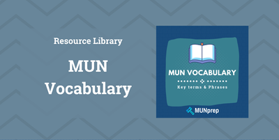 MUN Vocabulary